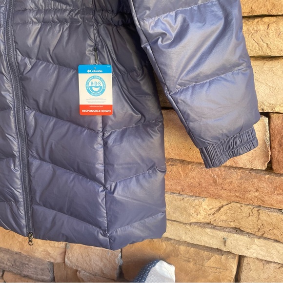 Columbia blue Icy Heights ll Down Jacket NWT Large - Picture 3 of 12